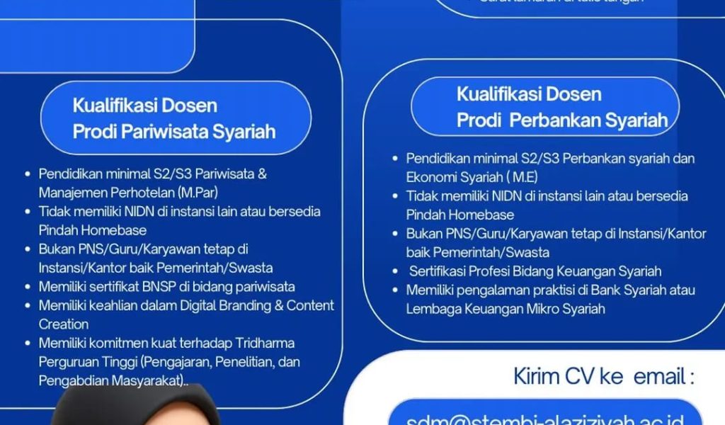 lowongan kerja dosen stembi